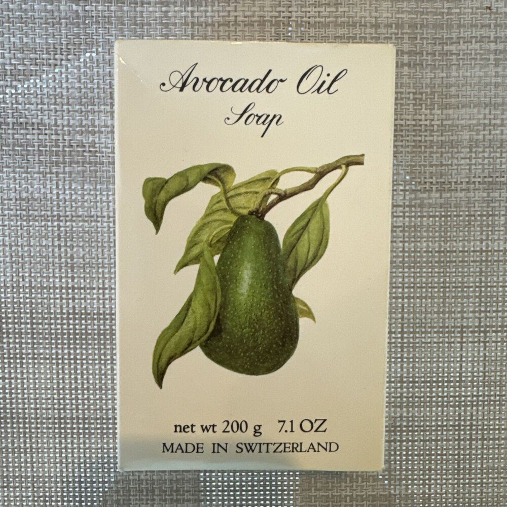 Crabtree & Evelyn AVOCADO OIL Soap Bar 7.1 Oz VINTAGE 1984 NEW RARE Swiss Made